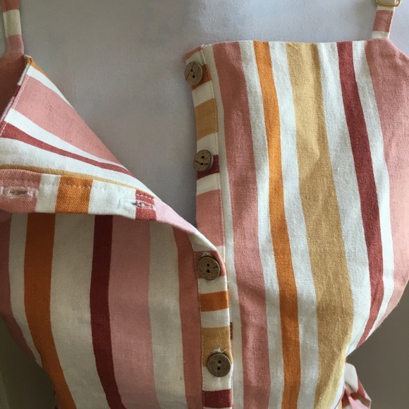 MINKPINK Striped 2Pc Top and Wrap Skirt Sz Small - Picture 4 of 15